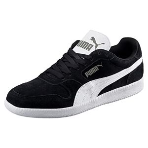 PUMA Unisex-Adult Icra Trainer SD Sneakers, Black (black-white), 44.5 EU