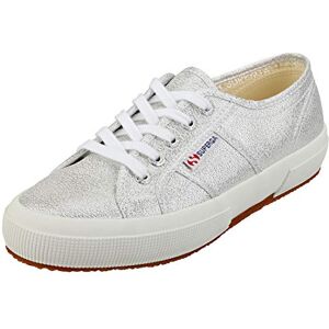 Superga Women's 2750 lamew trainers. (2750-lamew) Silver Grey Silver 031, size: 39.5 EU