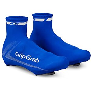 GripGrab RaceAero   Lightweight Summer Racing Bike Shoe Covers   Unisex Cycling Aero Overshoes / Gaiters for Time Trials and Cycling Races, blue