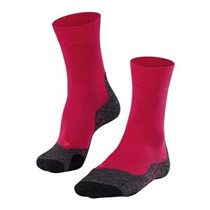FALKE TK2 Explore Women's Hiking Socks Synthetic 1 Pair Red (Rose 8564), 37-38 (UK 4-6)