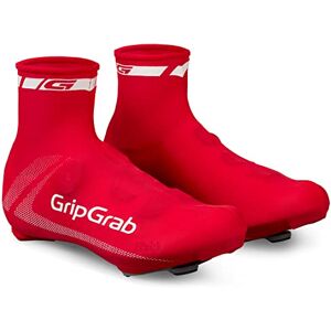 GripGrab RaceAero   Lightweight Summer Racing Bike Shoe Covers   Unisex Cycling Aero Overshoes / Gaiters for Time Trials and Cycling Races, red