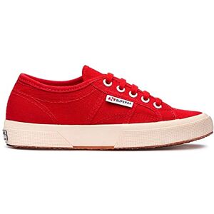 Superga 2750-PLUS COTU, Unisex Sneakers , Red Rot (Red 975), 2.5 UK (35 EU)