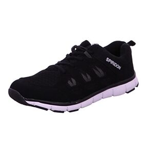 Brütting Unisex Spiridon Fit Sneaker, Schwarz Weiß, 40 EU