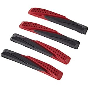 XLC Unisex Adult Brake Shoes Replacement Brake Rubber BS-X02 Set of 4 72 mm Black Red One Size