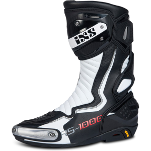 iXS MC-Støvler  Sport RS-1000, Sort/Hvid