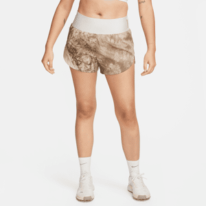 Nike Trail Repel-løbeshorts (7,5 cm) med mellemhøj talje og indershorts til kvinder - brun brun XL (EU 48-50)