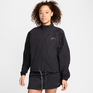 Nike Repel UV-trailløbejakke til kvinder - sort sort XL (EU 48-50)