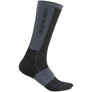 Icebreaker Women Merino Run+ Ultralight Crew Black/Graphite 35-37, Black/Graphite