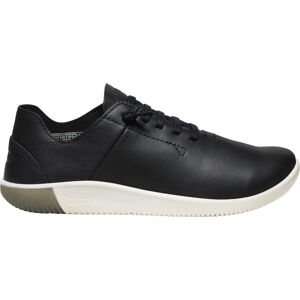 Keen Women's KNX Unlined Leather Sneaker Black-Star White 38.5, Black-Star White