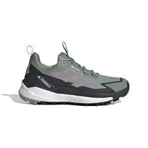 Adidas Women's TERREX Free Hiker 2.0 Low GORE-TEX Hiking Shoes Silver Green/Preloved Fig/Carbon 39 1/3, Silgrn/Prlofi/Carbon
