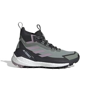 Adidas Women's TERREX Free Hiker GORE-TEX 2.0 Hiking Shoes Silgrn/Prlofi/Carbon 40, Silgrn/Prlofi/Carbon