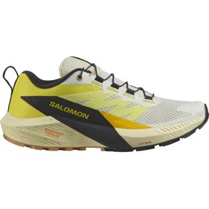 Salomon Women's Sense Ride 5 Vanilla Ice/Sulphur Spring/Black 38 2/3, Vanilla Ice / Sulphur Spring / Black