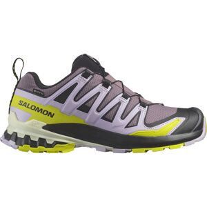 Salomon Women's XA Pro 3D V9 GORE-TEX Moonscape/Orchid Petal/Sulphur Spring 38, Moonscape/Orchid Petal/Sulphur Spring