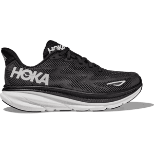 Hoka Women's Clifton 9 Black/White 42, Black/White