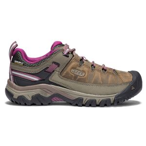 Keen Women's Targhee III Waterproof Hiking Shoes Weiss/Boysenberry 37.5, Weiss/Boysenberry