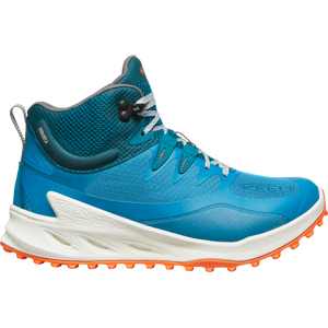 Keen Women's Zionic Mid Waterproof Boot Fjord Blue-Tangerine 39.5, Fjord Blue-Tangerine