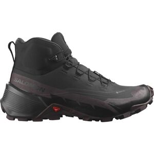 Salomon Women's Cross Hike Mid GORE-TEX 2 Black/Chocolate Plum/Black 42, Black/Chocolate Plum/Black