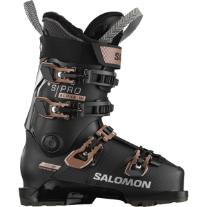 Salomon Women's S/Pro Alpha 90 Black/Pink Gold Metallic/Silver 26.5, Black/Pink Gold Metallic/Silver