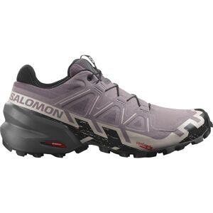 Salomon Women's Speedcross 6 Wide Moonscape/Black/Ashes Of Roses 40 2/3, Moonscape/Black/Ashes Of Roses