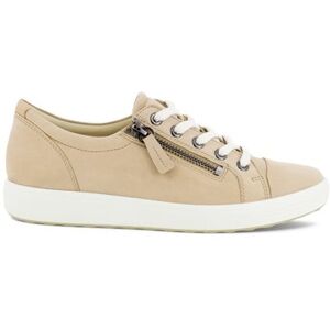 ECCO Soft 7 Sneaker Dam Side Zip Beige Powder 41