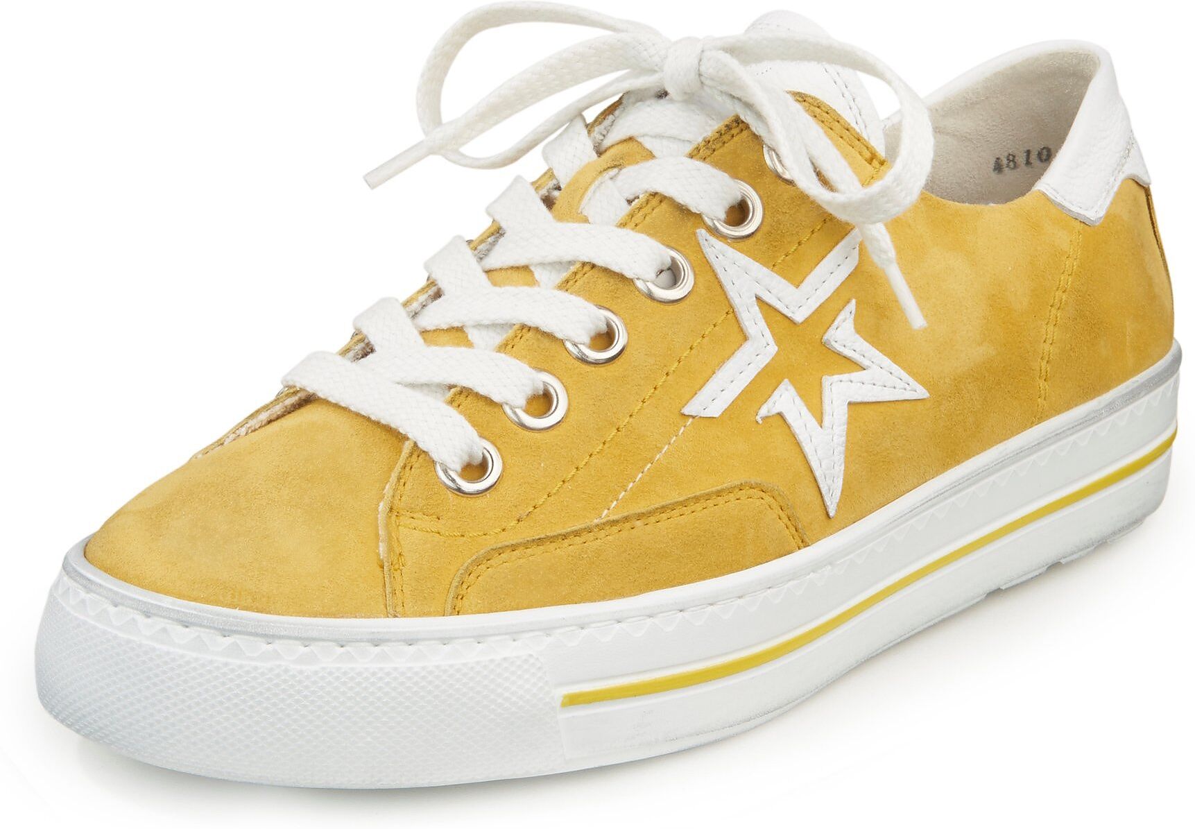 Paul Green Sneakers stjernemotiv Fra Paul Green gul