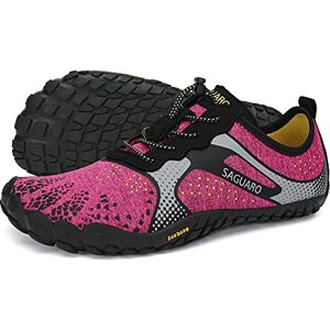 Zapatillas de Trail Running Minimalistas Barefoot Hombre Mujer Zapatillas  de Deporte Exterior Interior,04 Negro,36 : : Moda