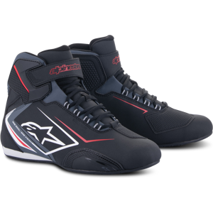 Alpinestars Zapatillas de Moto  Sektor Impermeable Negro-Blanco-Gris