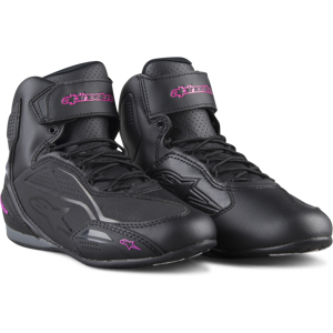 Alpinestars Zapatillas de Moto  Stella Faster-3 Negro-Fucsia