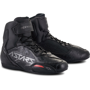 Alpinestars Zapatillas de Moto  Faster-3 Negro-Gun Metal