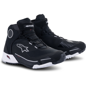 Alpinestars Zapatillas de Moto  CR-X Drystar Negro-Blanco