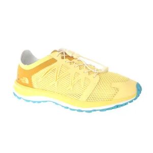 The North Face W LITEWAVE FLOW LACE - Zapatillas outdoor mujer sunshine/tnf white