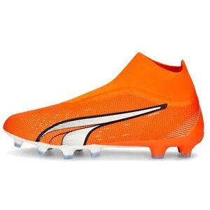 Puma ULTRA MATCH LL - Botas de fÃºtbol con tacos moldeados hombre ultra orange/puma white/blue glimmer