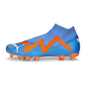 Puma FUTURE MATCH+ - Botas de fÃºtbol con tacos moldeados hombre blue glimmer/puma white/ultra orange