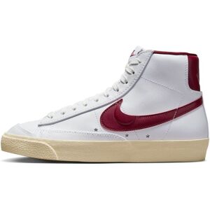 Zapatillas Nike Blazer Mid '77 Blanco y Rojo Mujeres - DV7003-100