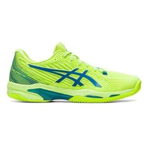 Zapatillas Asics Solution Speed FF 2 Clay Verde Neon Azul Mujer