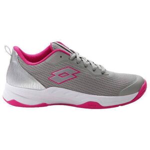 Zapatillas Lotto Mirage 600 Gris Rosa Fucsia Mujer