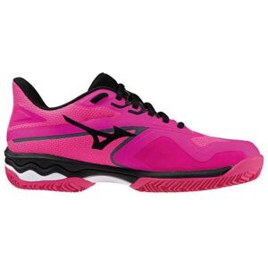 Zapatillas Mizuno Wave Exceed Light 2 CC Rosa Blanco Negro Mujer