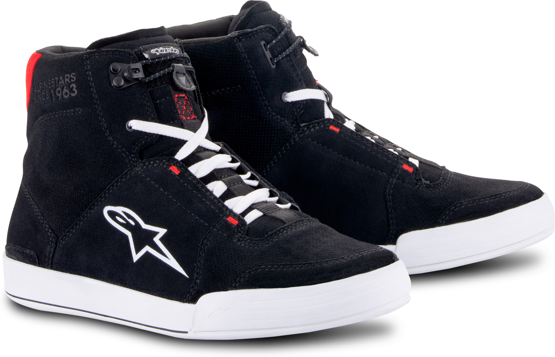 Alpinestars Zapatillas de Moto  Chrome Negro-Blanco-Rojo