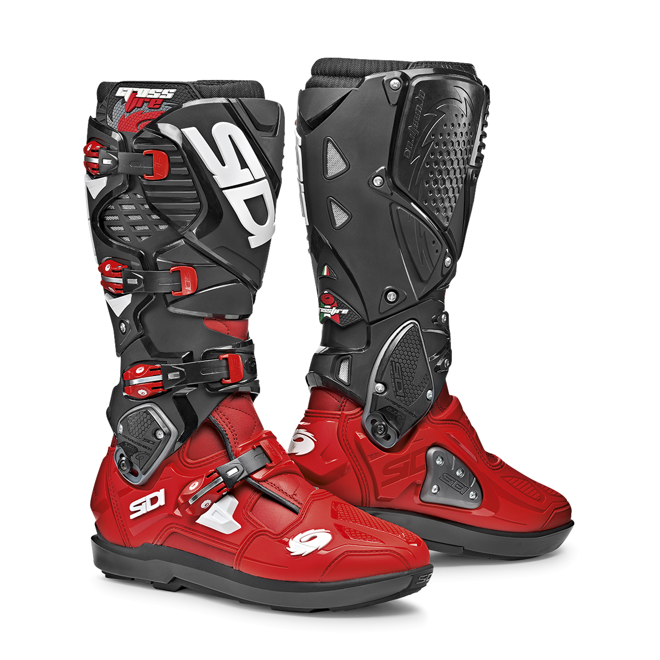 Sidi Botas de Cross  Crossfire 3 SRS Rojo-Negro