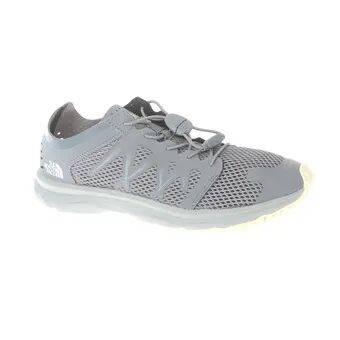 The North Face W LITEWAVE FLOW LACE - Zapatillas outdoor mujer zinc grey/vintage white
