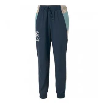 Puma MCFC - PantalÃ³n de chÃ¡ndal hombre navy blue/pink quartz