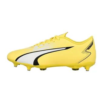 Puma ULTRA PLAY MXSG - Botas de fÃºtbol hombre yellow blaze/puma white/puma black