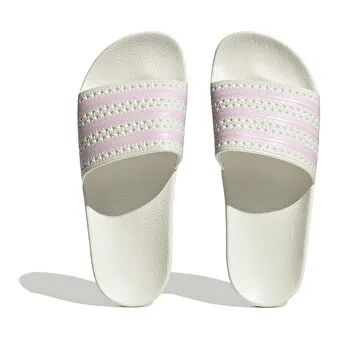 Adidas Originals ADILETTE - Zapatillas mujer owhite/clpink/owhite