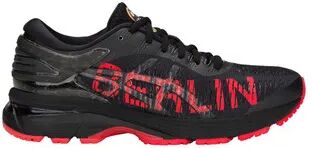 Asics GEL-KAYANO 25 BERLIN - Zapatillas de running mujer black/classic red