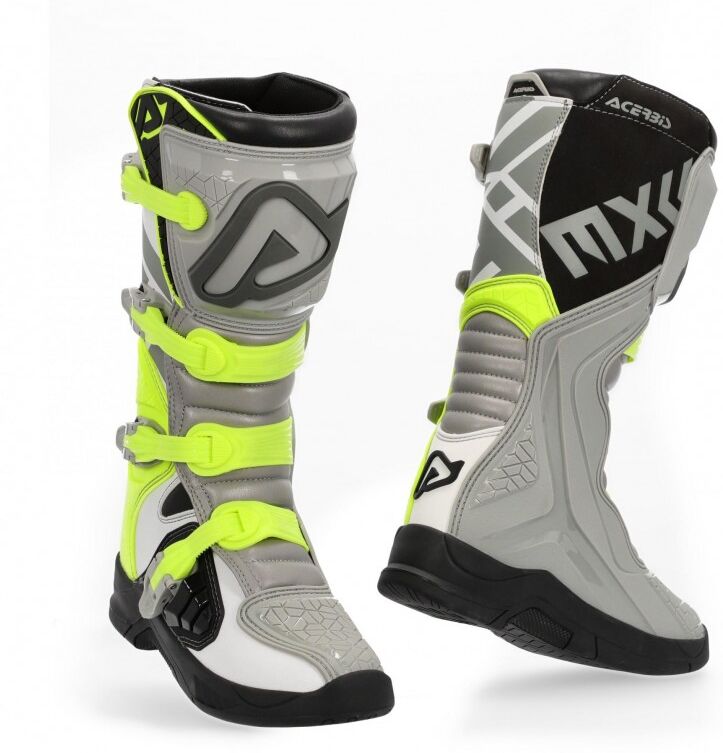 Botas Acerbis Stivale X-Team Gris Amarillo  0022999.290