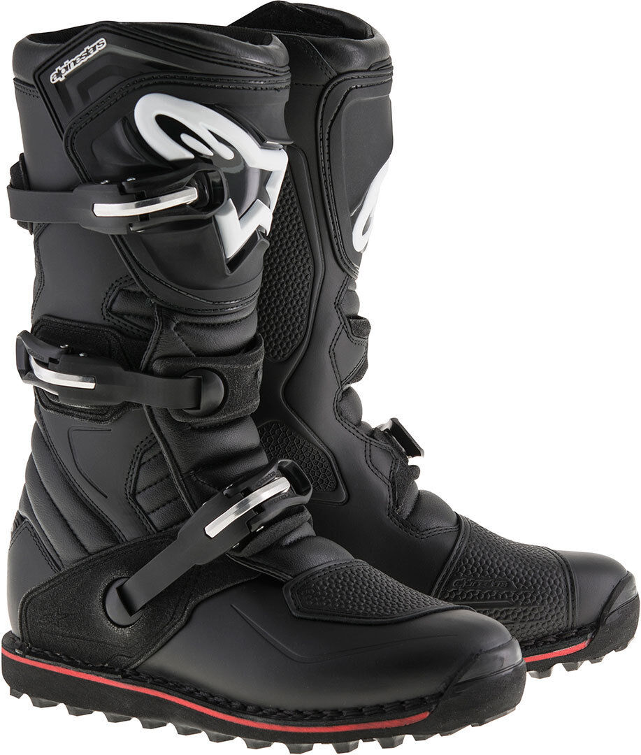 Alpinestars Tech-T Botas de moto - Negro Rojo (38)