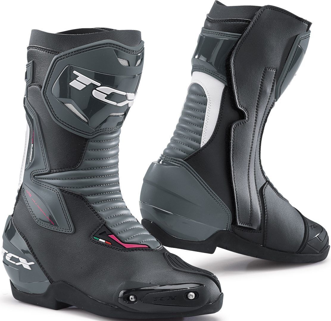 TCX SP-Master Botas de moto para damas - Negro Blanco (42)