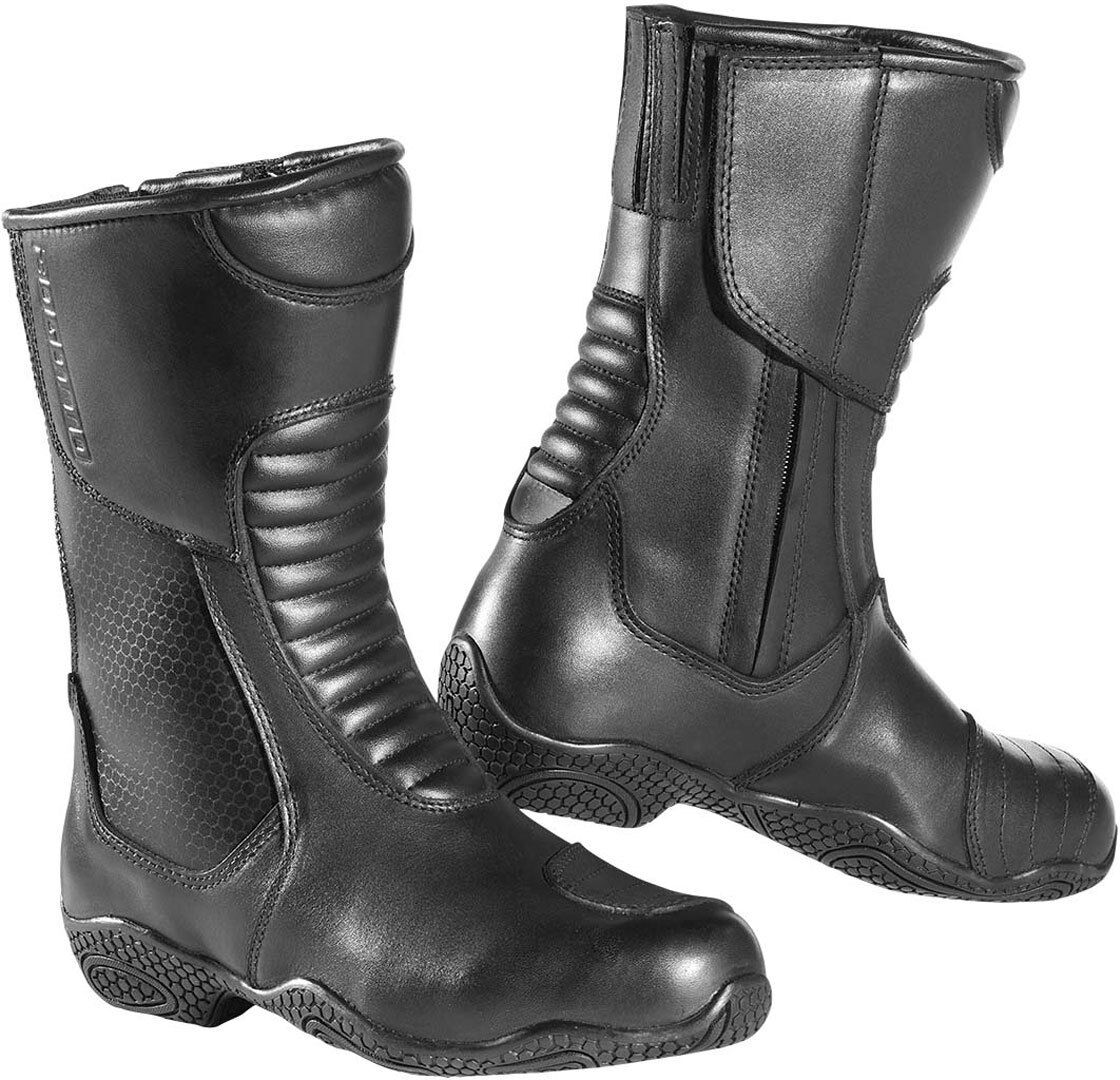 Bogotto Zora impermeable Señoras Botas de Motocicleta - Negro (41)