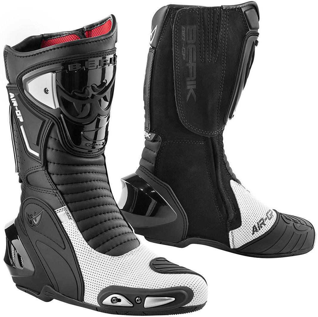 Berik Cartagena Air Botas de moto - Negro Blanco (45)