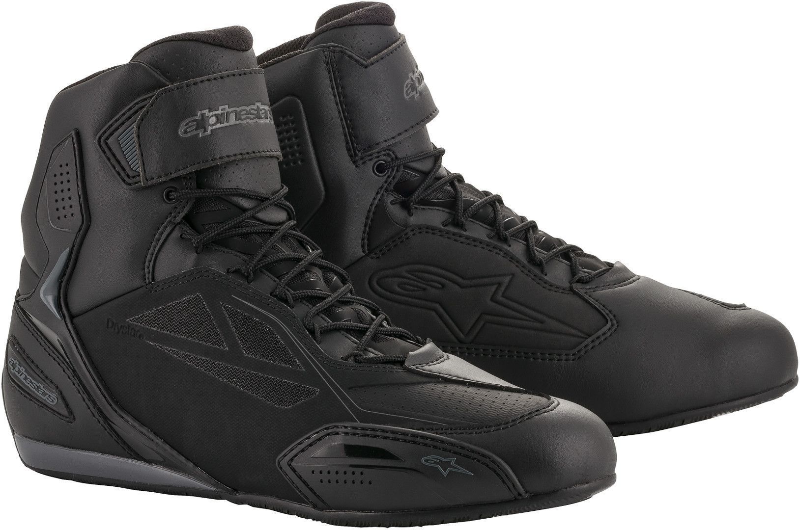 Alpinestars Faster-3 DryStar Zapatos de motocicleta - Negro Gris (38 39)